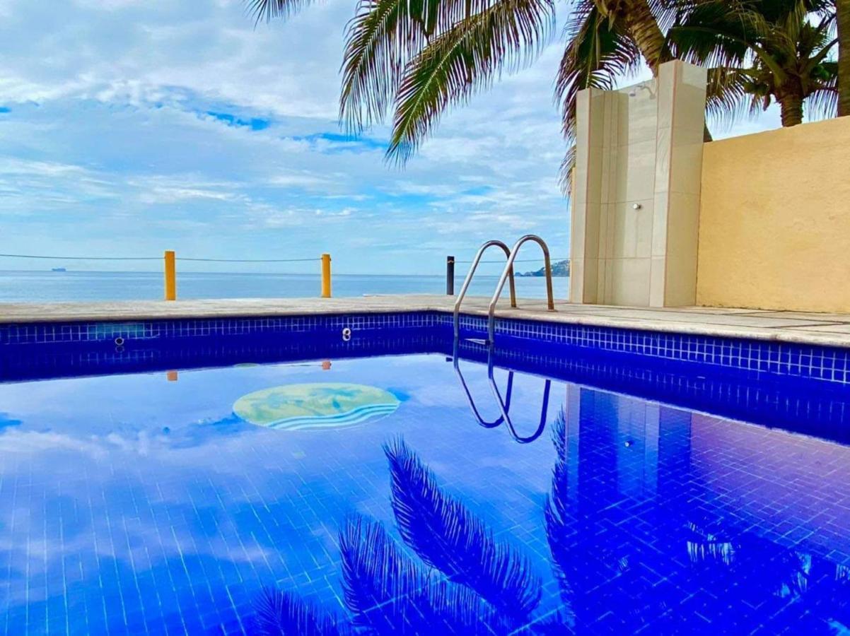 Hermoso Condominio Suites Las Palmas Con Alberca Manzanillo Exteriör bild